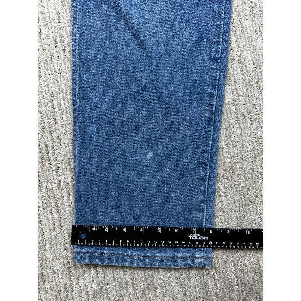 Vintage Wrangler Jeans Mens 35x32 Blue Denim 13MWZ Cowboy Cut USA Made Western